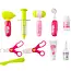 Ruhhy doktersset roze trolley 18-delig – educatief kinderspeelgoed met licht- en geluidseffecten, medische accessoires en wieltjes