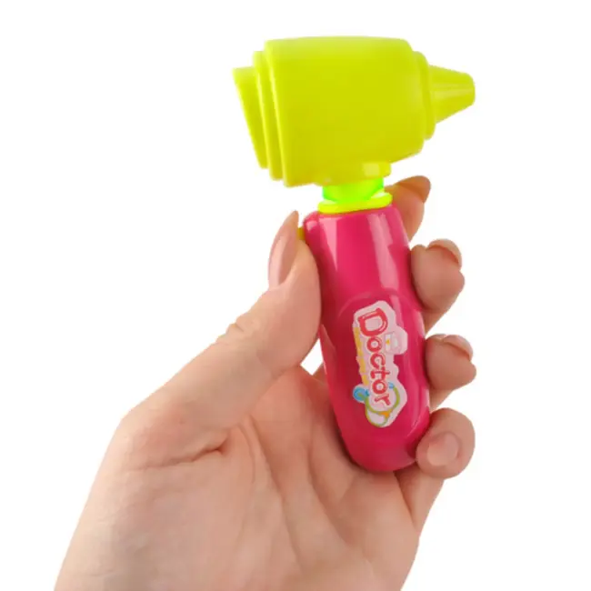 Ruhhy doktersset roze trolley 18-delig – educatief kinderspeelgoed met licht- en geluidseffecten, medische accessoires en wieltjes