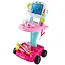 Ruhhy doktersset roze trolley 18-delig – educatief kinderspeelgoed met licht- en geluidseffecten, medische accessoires en wieltjes