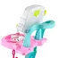 Ruhhy doktersset roze trolley 18-delig – educatief kinderspeelgoed met licht- en geluidseffecten, medische accessoires en wieltjes