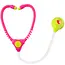 Ruhhy doktersset roze trolley 18-delig – educatief kinderspeelgoed met licht- en geluidseffecten, medische accessoires en wieltjes