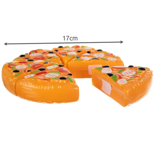 Ruhhy fastfood speelgoedset 42-delig – pizza, friet, hamburger en kookaccessoires voor kinderen