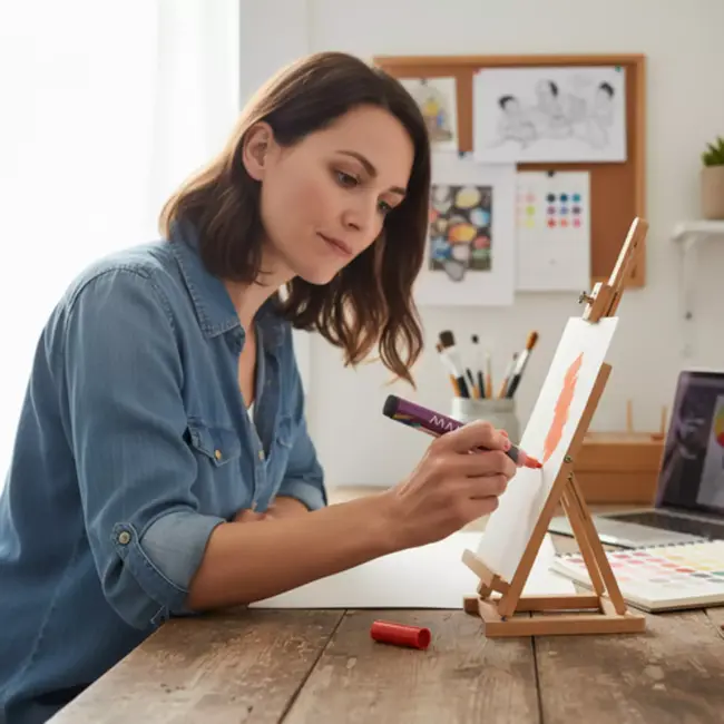 Maaleo acrylstiften 24 kleuren – sneldrogende markers voor papier, glas en textiel