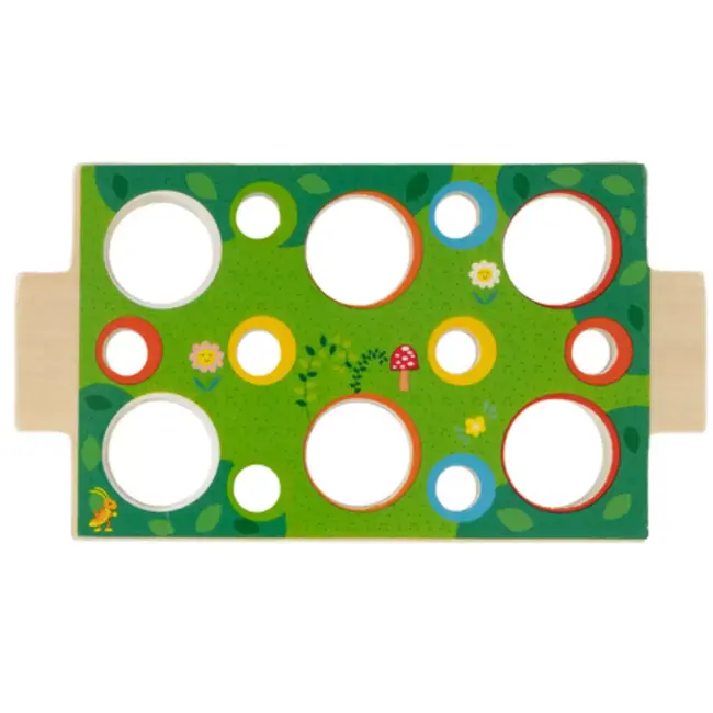 Kruzzel houten sorteervoertuig – educatief Montessori speelgoed met dierfiguren en vormen