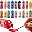 Maaleo plakkaatverf set – 18 intense kleuren van 500 ml, veilige waterverf voor school en hobby