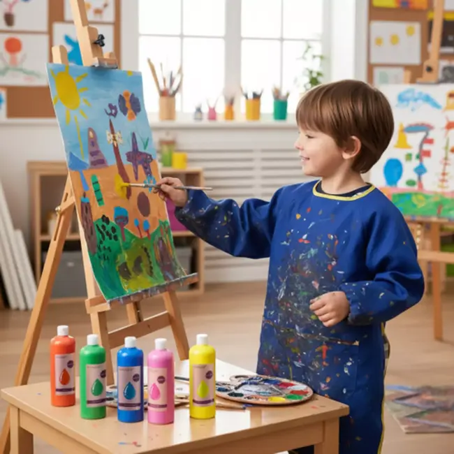 Maaleo plakkaatverf set – 18 intense kleuren van 500 ml, veilige waterverf voor school en hobby