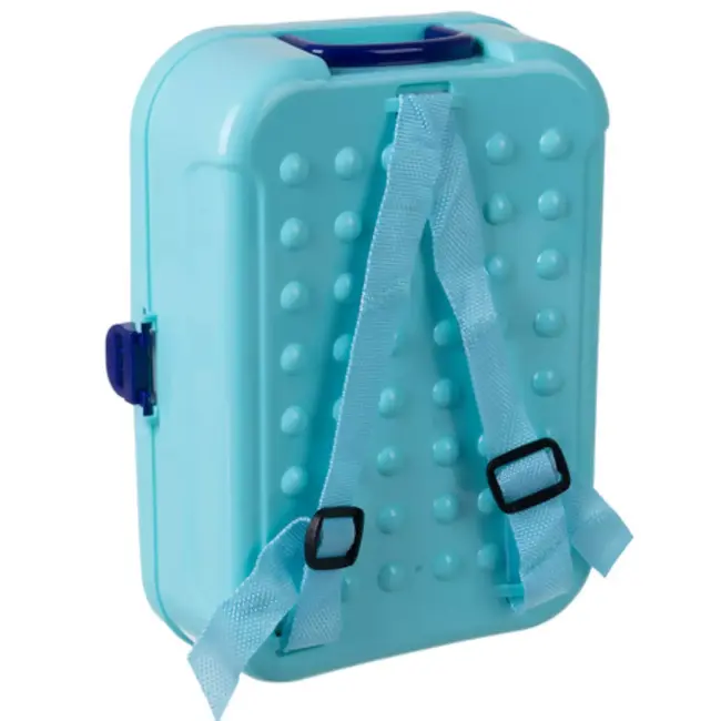 Ruhhy hondensalon speelset – pluche hond met accessoires in draagbare rugzak voor kinderen