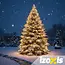 Izoxis kerstverlichting buiten – 500 LED lampjes, warm wit lichtsnoer van 35 meter