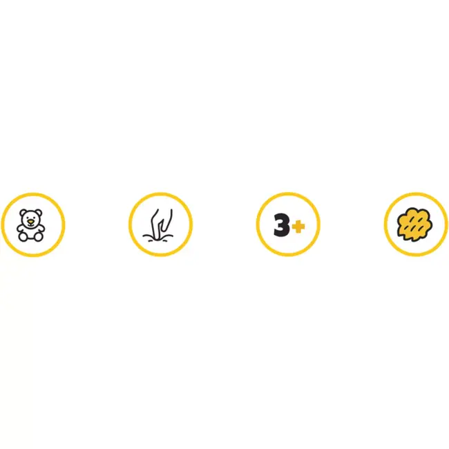 Kruzzel knuffelkonijn – pluche konijn van 45 cm, zachte kinderknuffel in wit en roze