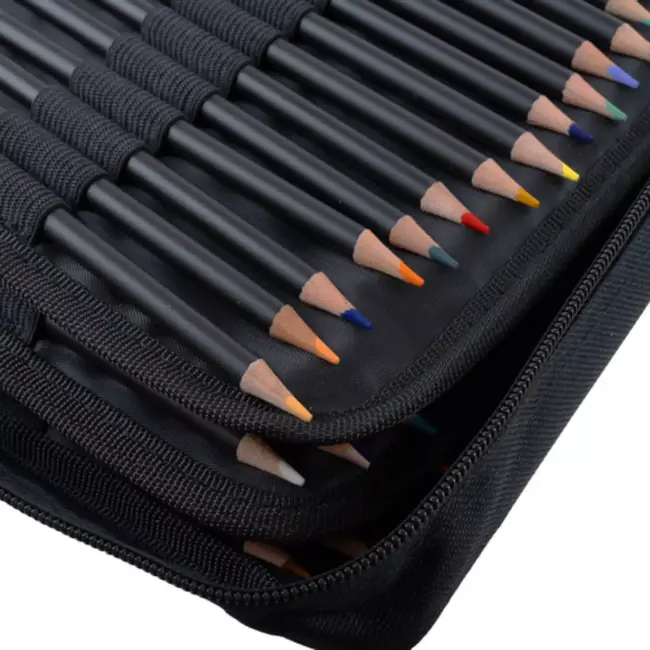 Maaleo teken- en kleurset 120 kleuren – complete creatieve potlodenset met luxe etui, schetsboek en oefenboek