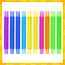 Kruzzel sensorische pop tubes – 10 buigzame, rekbare buizen voor stressvermindering en motoriek
