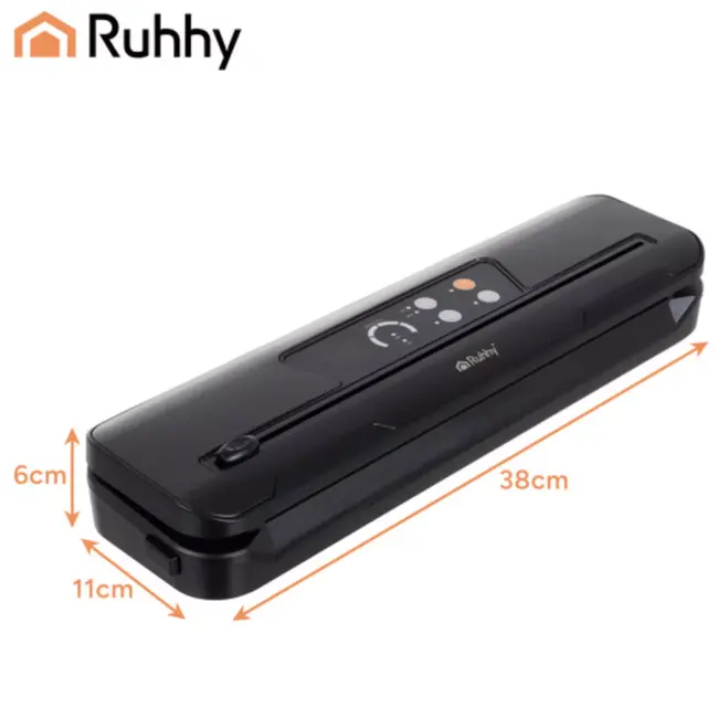 Ruhhy vacuummachine – 80 kPa sealer met snijder, 10 zakken en dry/wet-functie