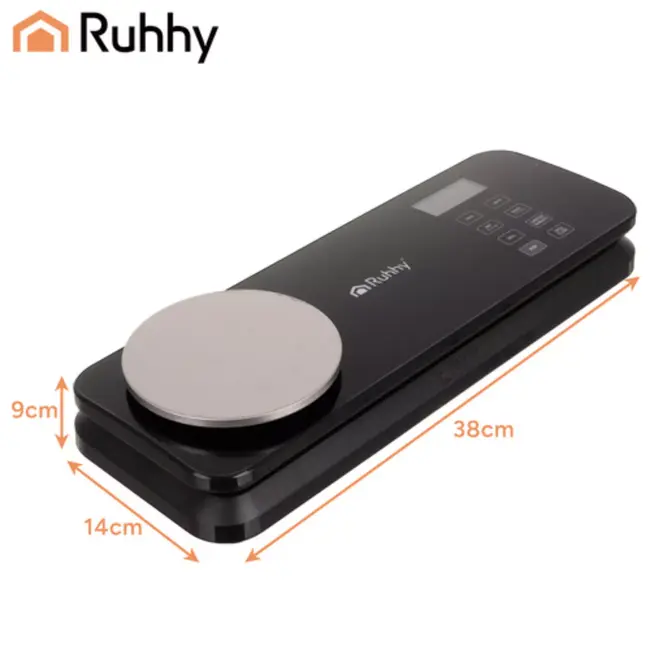 Ruhhy 2-in-1 vacuümmachine met weegschaal en dubbele pomp – 120W – 6 standen – snijder