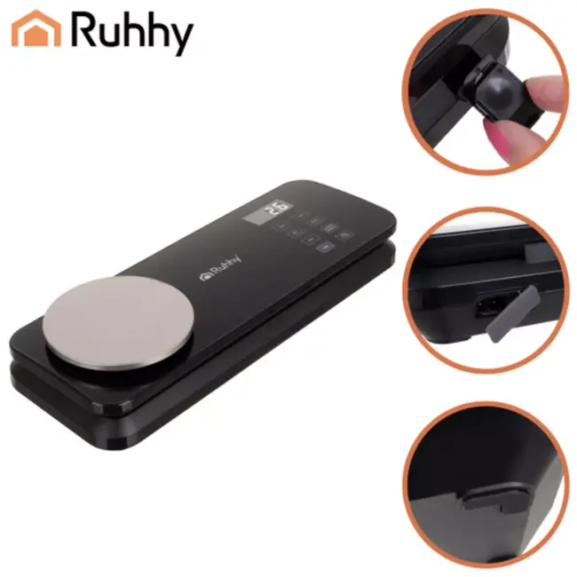 Ruhhy 2-in-1 vacuümmachine met weegschaal en dubbele pomp – 120W – 6 standen – snijder