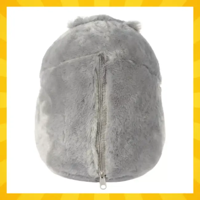 Kruzzel Pluche hamsterkussen met uitneembare fleece deken – 2-in-1 comfort voor thuis of onderweg
