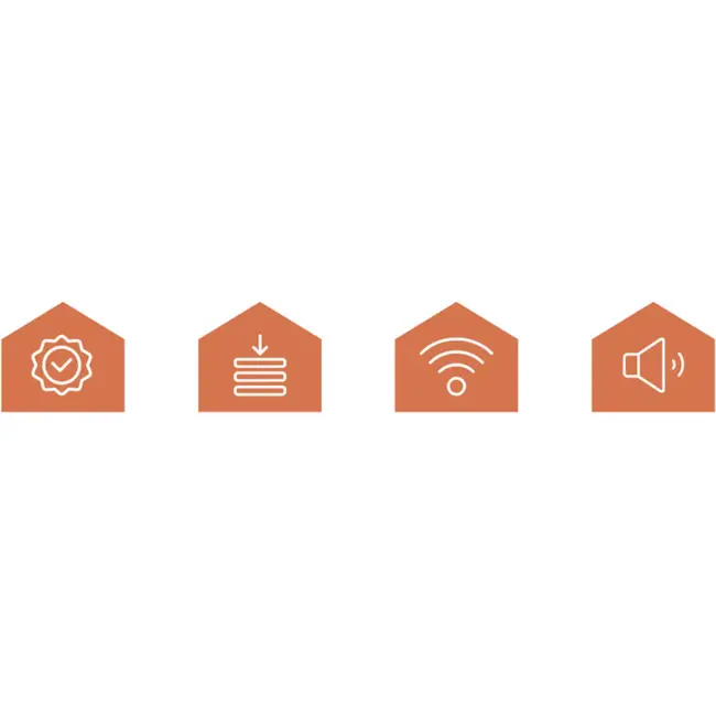 Ruhhy slimme luchtreiniger met HEPA H12 en actief koolfilter – ionisatie, WiFi-bediening en fluisterstil tot 80 m²