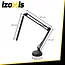 Izoxis 2-in-1 bureaulamp – verstelbare metalen arm, dimbaar LED-licht en tafelklem voor werk of studie