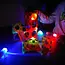 Ruhhy Educatieve magnetische bouwset 110-delig – knikkerbaan met LED-licht, STEM speelgoed voor creatieve kinderen