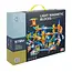 Ruhhy Educatieve magnetische bouwset 110-delig – knikkerbaan met LED-licht, STEM speelgoed voor creatieve kinderen