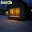 Izoxis kerstverlichting 100 LED – 6 m warm wit flitseffect, IP44 buitenverlichting voor raam, gevel of boom