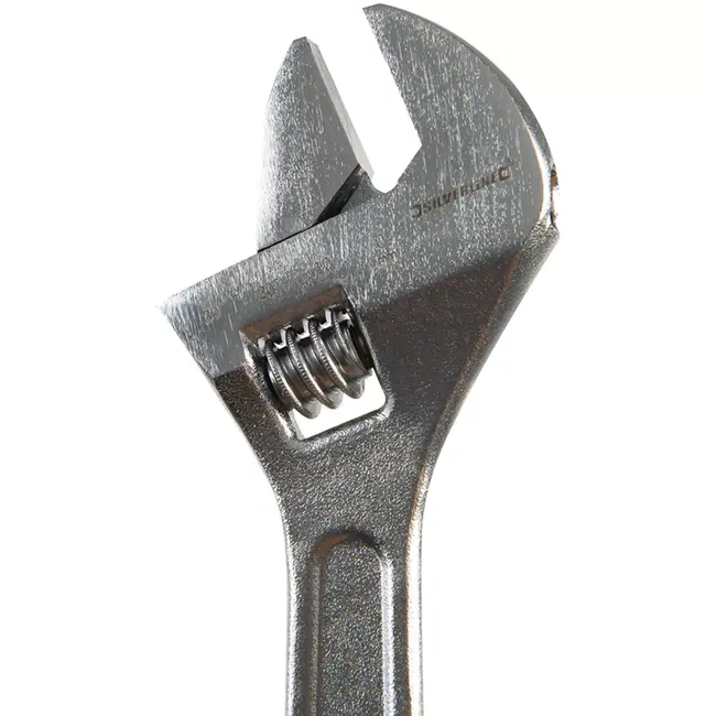 Silverline Moersleutelset verstelbaar - verchroomd staal - 150/200/250 mm - zilver - 3 stuks - aandraaien van bouten en moeren