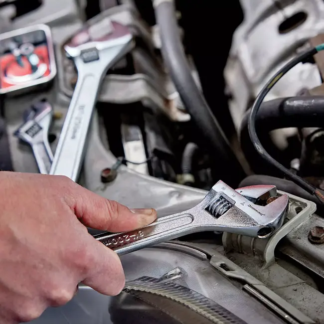 Silverline Moersleutelset verstelbaar - verchroomd staal - 150/200/250 mm - zilver - 3 stuks - aandraaien van bouten en moeren