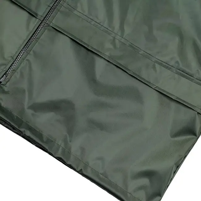 Scruffs werkregenpak jas en broek - textiel - waterdicht - maat L - groen - 2-delig - voor buitenwerk en bouw