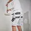 Scruffs Werkshort met holsterzakken - gerecycled polyester/katoen/elastaan 250 g/m2 - maat 44 - wit - voor bouw en klus