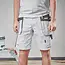 Scruffs Werkshort - gerecycled polyester, katoen, elastaan - holsterzakken en cargozak - maat 42 - wit - voor bouw en kluswerk