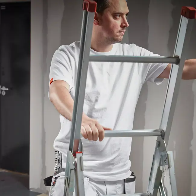 Scruffs Werkshirt van duurzaam katoen - ademend en bedrukkingsklaar - maat M - wit - voor werk en bouw