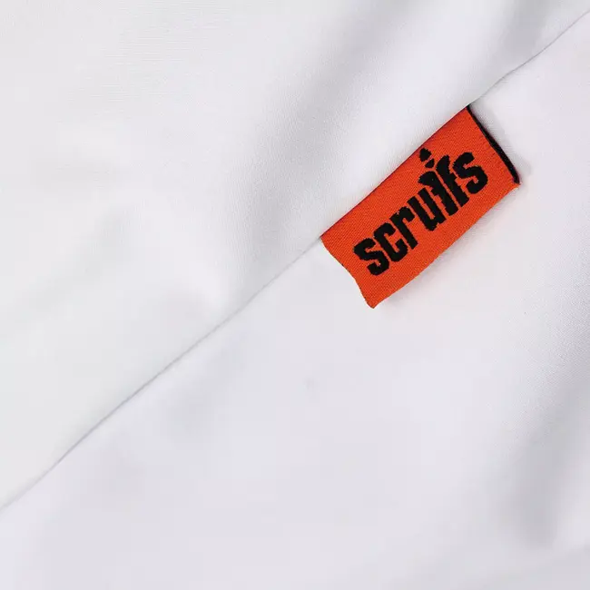Scruffs Werkjas van softshell - winddicht, ademend en waterafstotend - maat S - wit/grafiet - voor bouw en buitenwerk