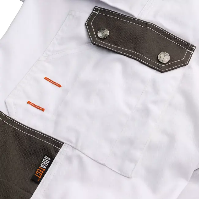 Scruffs lichtgewicht werkbroek polyester-katoen keperstof 250 g/m2 - holsterzakken en kniezakken - maat 52 - wit - bouw en klus