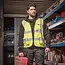 Scruffs veiligheidsvest met hoge zichtbaarheid - polyester 275 g/m2 - rits en cargozakken - maat XL - geel - bouwplaats