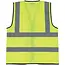 Scruffs veiligheidsvest - polyester 275 g/m2 - hoge zichtbaarheid - maat S - geel - bouw en logistiek