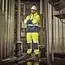 Scruffs signaleringswerkbroek joggingmodel - textiel - hoge zichtbaarheid - maat XXXL - geel/marineblauw - bouw en werkplaats