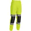 Scruffs signaleringswerkbroek joggingmodel – polyester – hoge zichtbaarheid – maat S – geel/marineblauw – bouwplaats