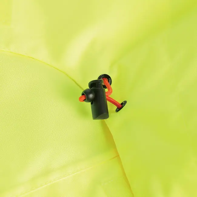 Scruffs veiligheidswerkjas - polyester 180 g/m2 - waterdicht met hoge zichtbaarheid - maat XL - geel/donkerblauw - buitenwerk