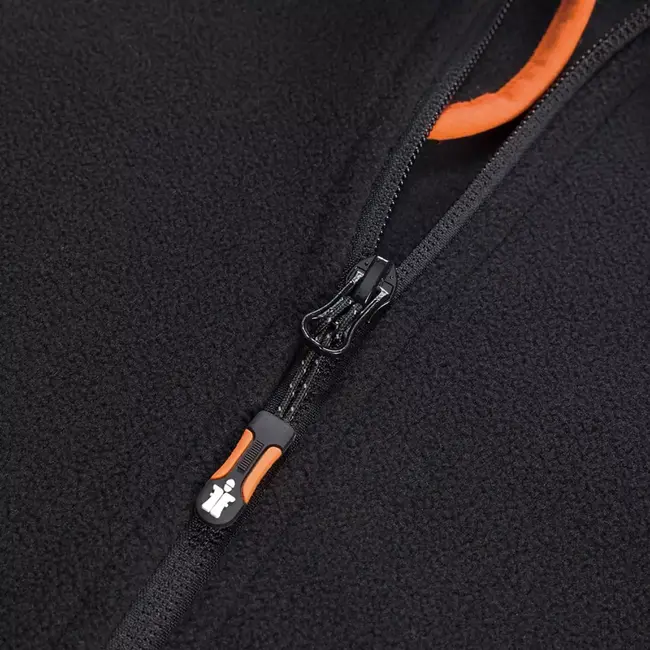 Scruffs Fleece werkjas - microfleece - warm en ademend - maat XL - zwart - lichtgewicht - voor buitenwerk