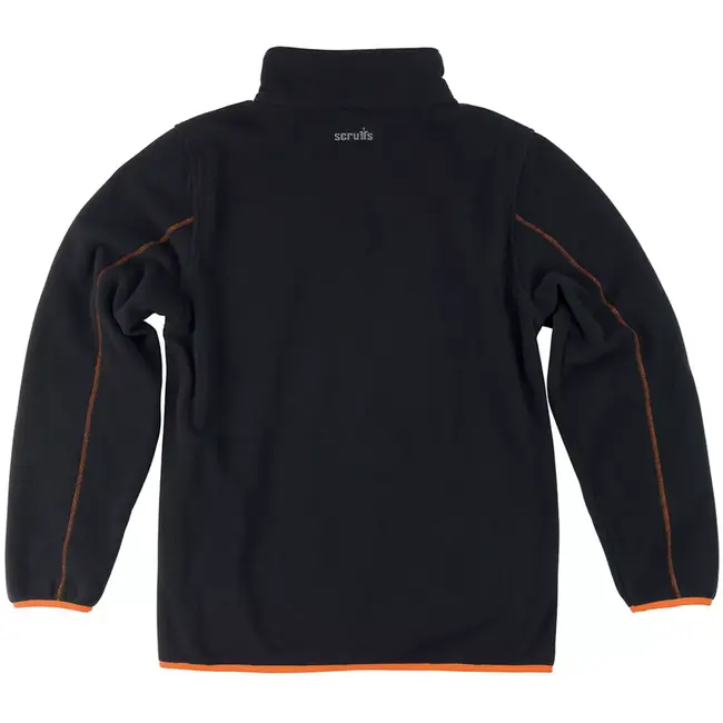 Scruffs fleecejas - microfleece - warm en ademend - maat M - zwart - voor werk en buitenactiviteiten