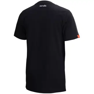 Scruffs werk t-shirt duurzaam katoen 180 g/m2 - ademend, langer model tegen opkruipen - maat XXL - met opdruk