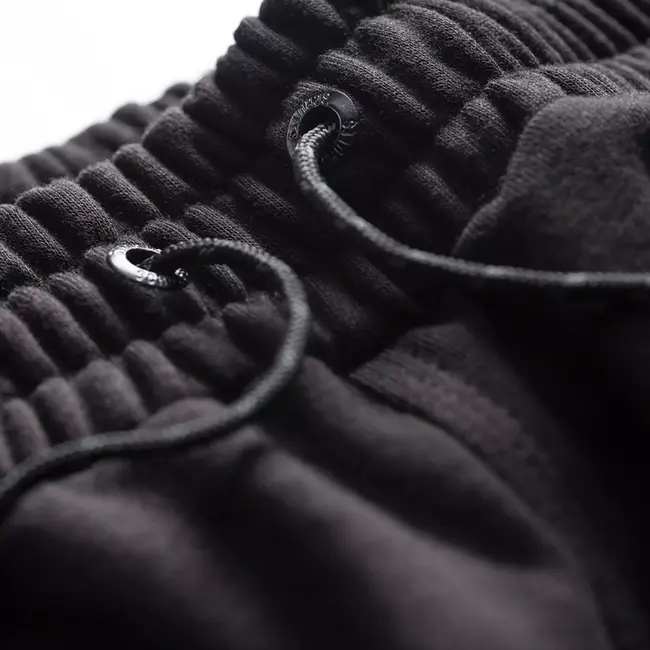 Scruffs joggingbroek polyester-katoenmix - nauwsluitend, ademend, elastische taille - maat L - zwart - voor werk en vrije tijd