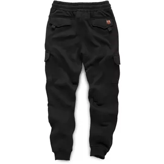 Scruffs joggingbroek polyester-katoenmix - nauwsluitend, ademend, elastische taille - maat L - zwart - voor werk en vrije tijd