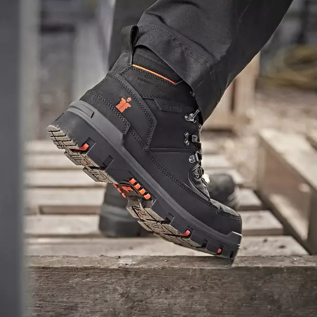 Scruffs Veiligheidslaars S3 ESD met composiet neus, anti-perforatie tussenzool en antislip zool - maat 47 - bouw en magazijn