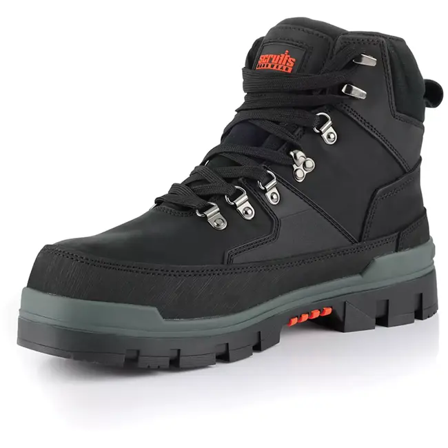 Scruffs veiligheidslaars S3 - composiet neus en tussenzool - maat 42 - zwart - antislip, antistatisch, hittebestendig voor bouw