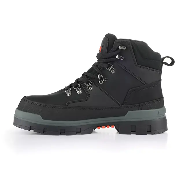 Scruffs veiligheidslaars S3 - composiet neus en tussenzool - maat 42 - zwart - antislip, antistatisch, hittebestendig voor bouw