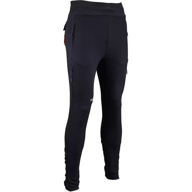 Scruffs werkbroek voor dames - maat 36 normale lengte - gerecycled nylon - 4-weg rek - zwart - voor werk