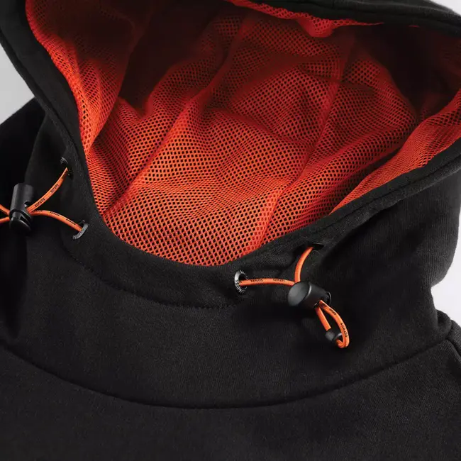 Scruffs capuchontrui - duurzaam katoen/polyester - ademend en comfortabel - maat S - zwart - voor werk en vrije tijd