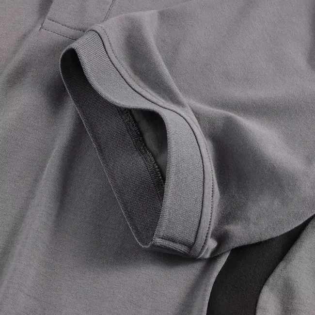 Scruffs Werkpoloshirt - katoen, gerecycled polyester en elastaan - vochtafvoerend en sneldrogend - maat M - grafiet - voor werk