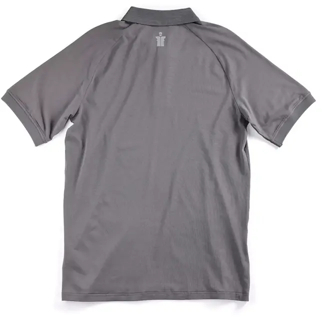 Scruffs poloshirt - katoen met gerecycled polyester - ademend, vochtafvoerend en sneldrogend - maat S - grafiet - voor werk