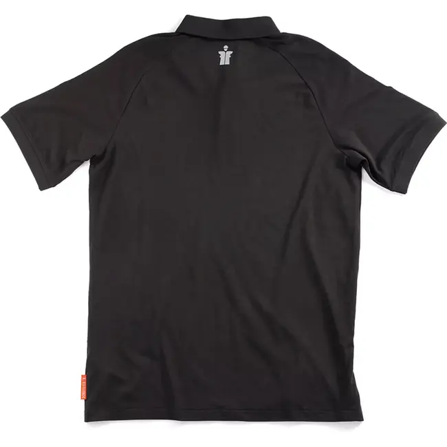 Scruffs werkpoloshirt - katoen en gerecycled polyester - ademend, vochtafvoerend en sneldrogend - maat XXL - zwart - voor werk